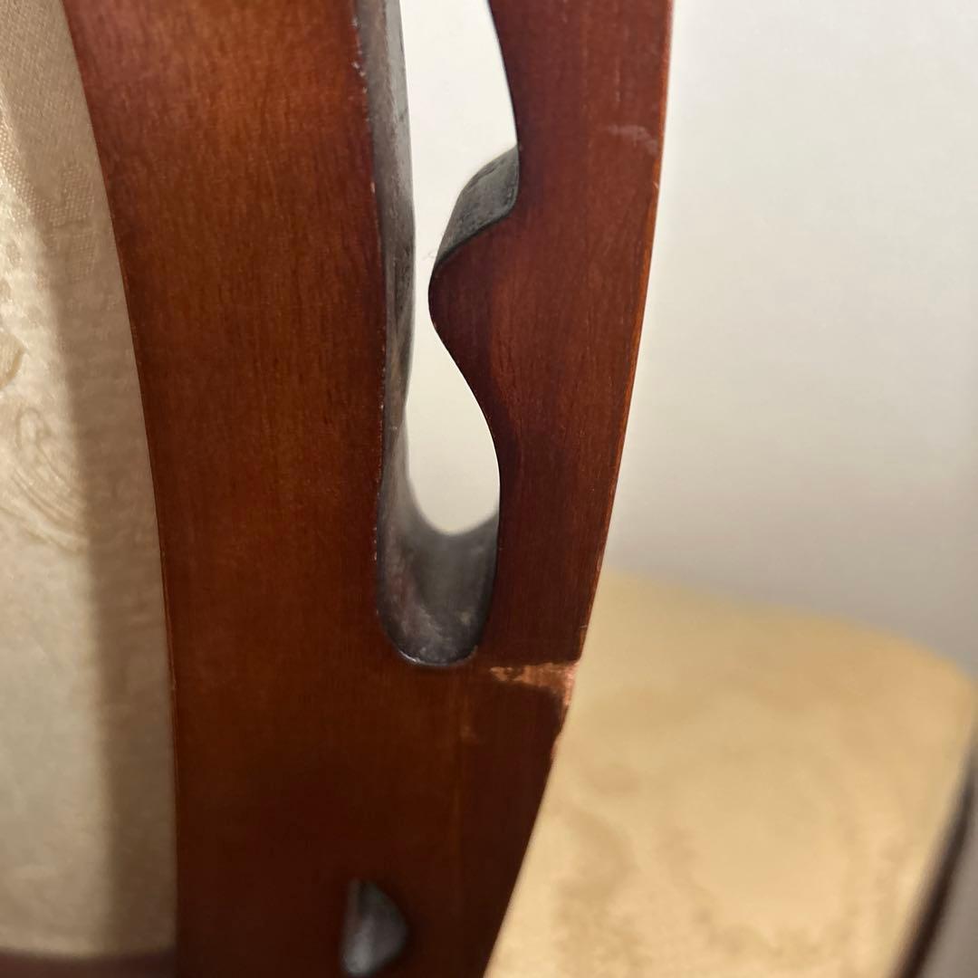 ロココ調 フランチェスカ 猫足ダイニングチェア