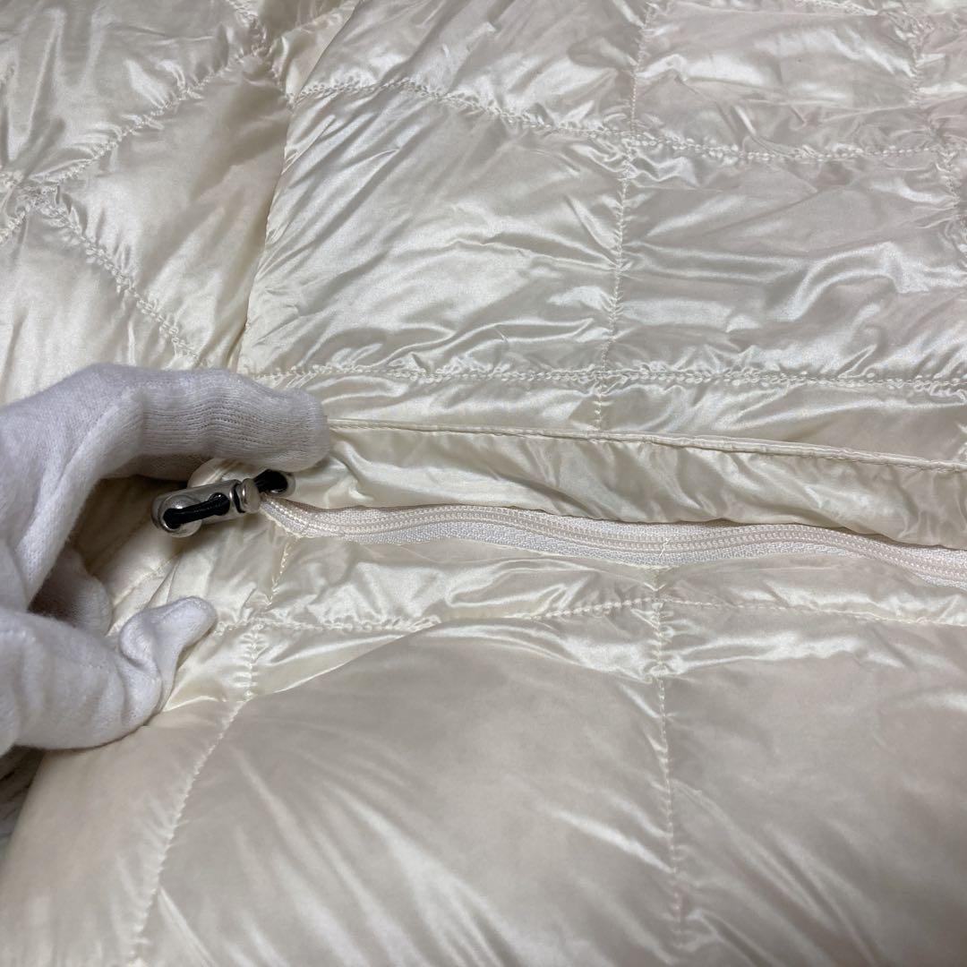 【新品タグ】TAION EXTRA ボレロダウンセット ロングダウン　白　L