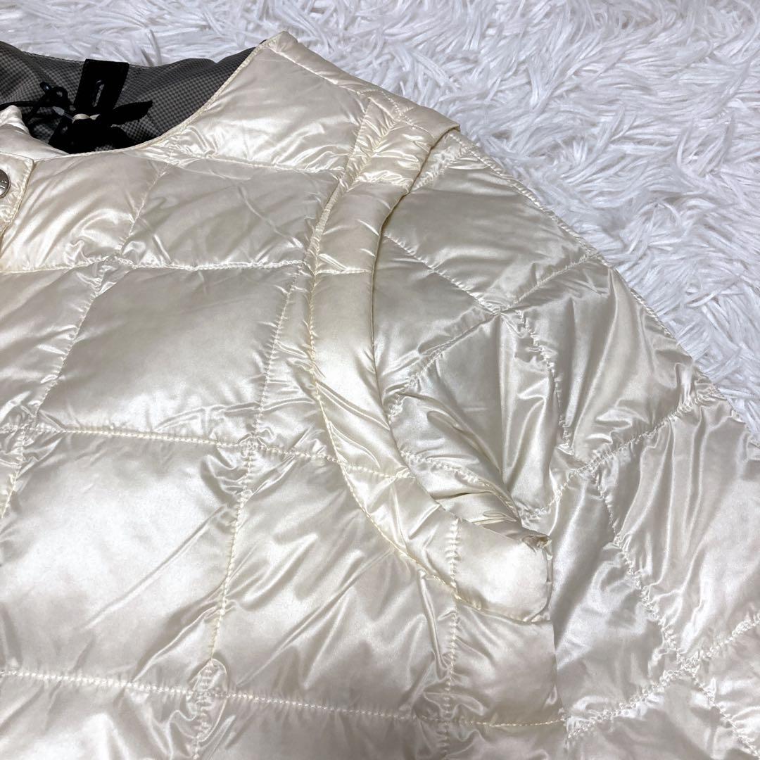 【新品タグ】TAION EXTRA ボレロダウンセット ロングダウン　白　L