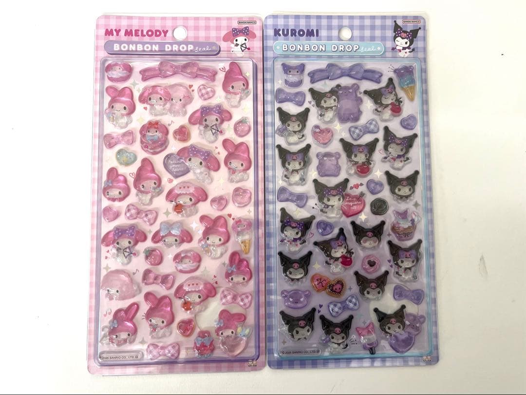 【正規品】サンリオ　ボンボンドロップシール　8種コンプリート