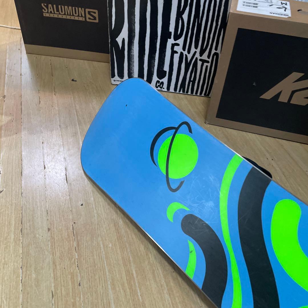 K2　キッズスノーボードセット　MINITURBO120cm　バイン付4点セット