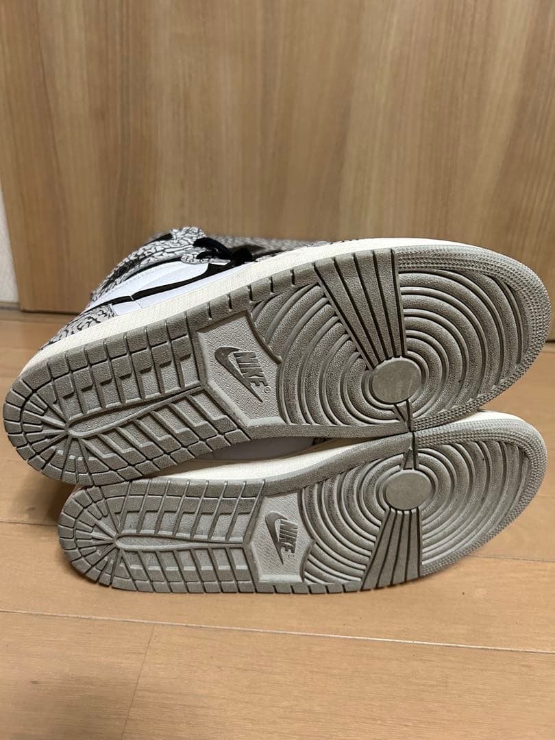 靴 Nike Air Jordan 1 \"White Cement/Safari\"