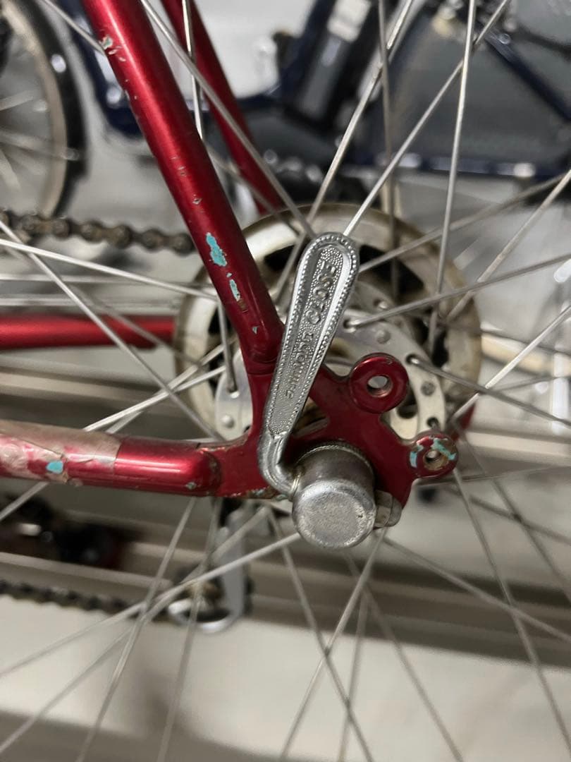 FUJI OLYMPIC 自転車 赤　修正あり！