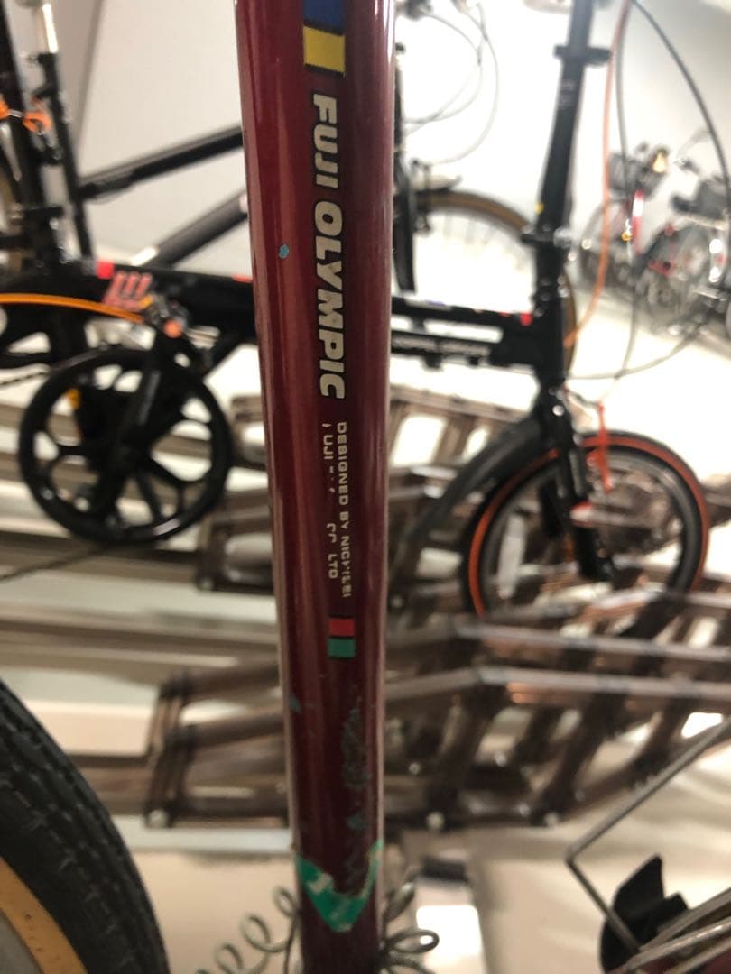 FUJI OLYMPIC 自転車 赤　修正あり！
