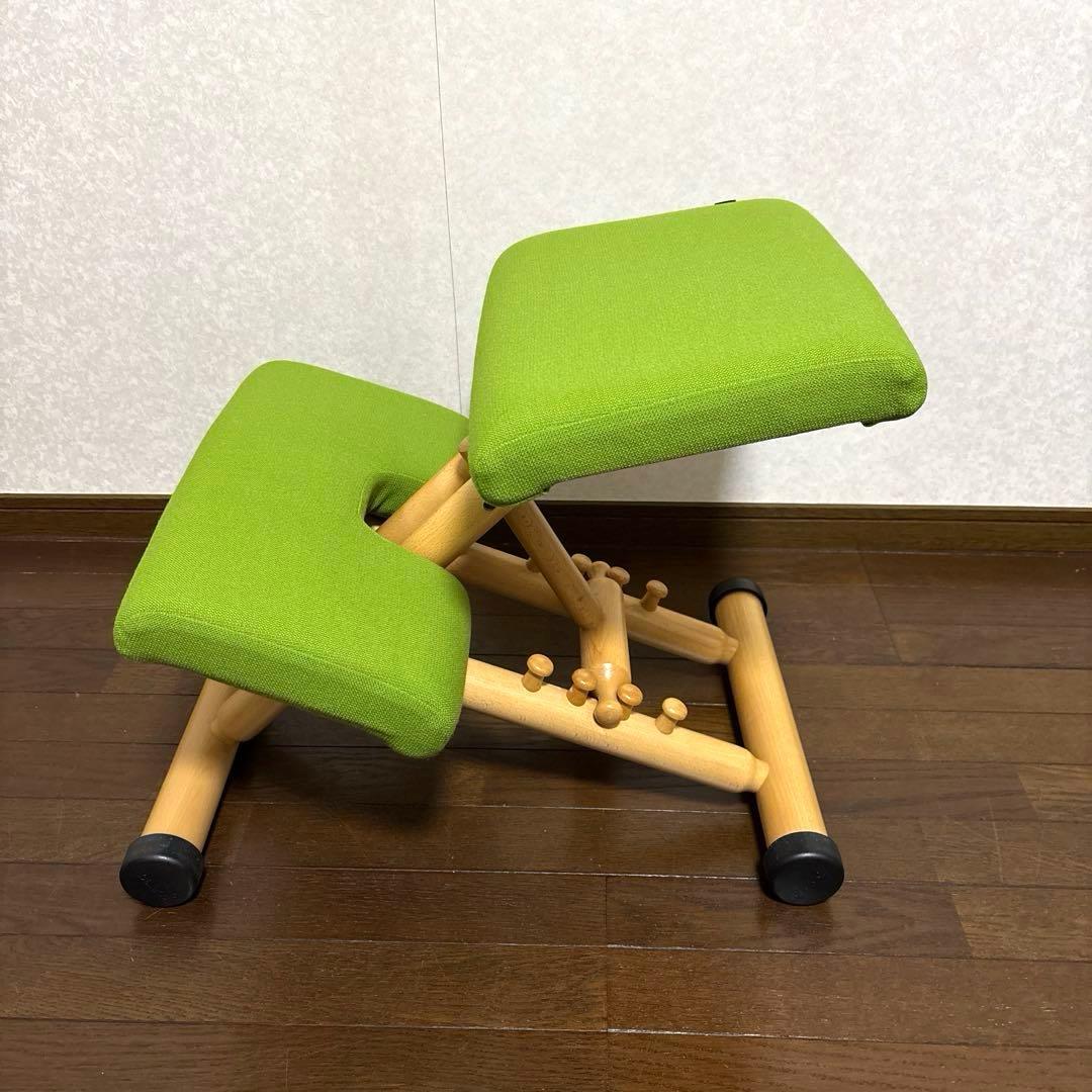 【美品】STOKKE VARIER バランスチェア ライム グリーン