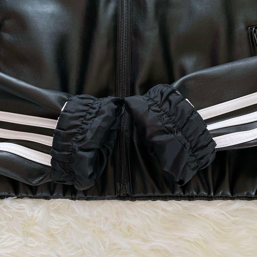 【アディダス】ファイヤーバード プレザー トラックトップ ブラック XSサイズ