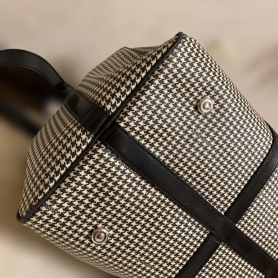 専用になりました。Ralph Lauren ボストンバッグ 千鳥格子旅行バック