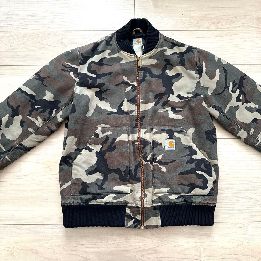 Carhartt カーハート カモフラ ボンバージャケット Ｌ 古着 y2k