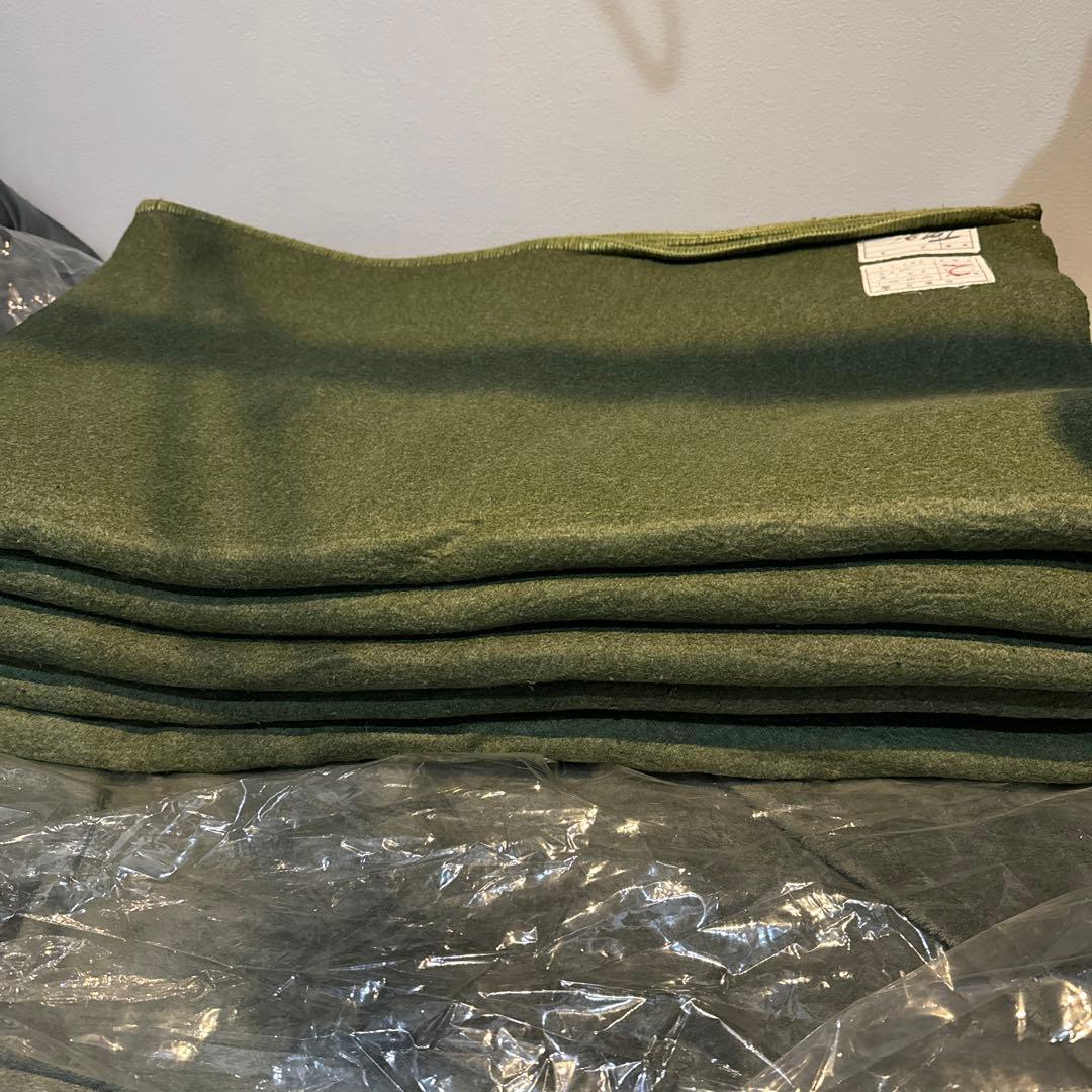 自衛隊　毛布　5枚セット　アウトドア　ミリタリー