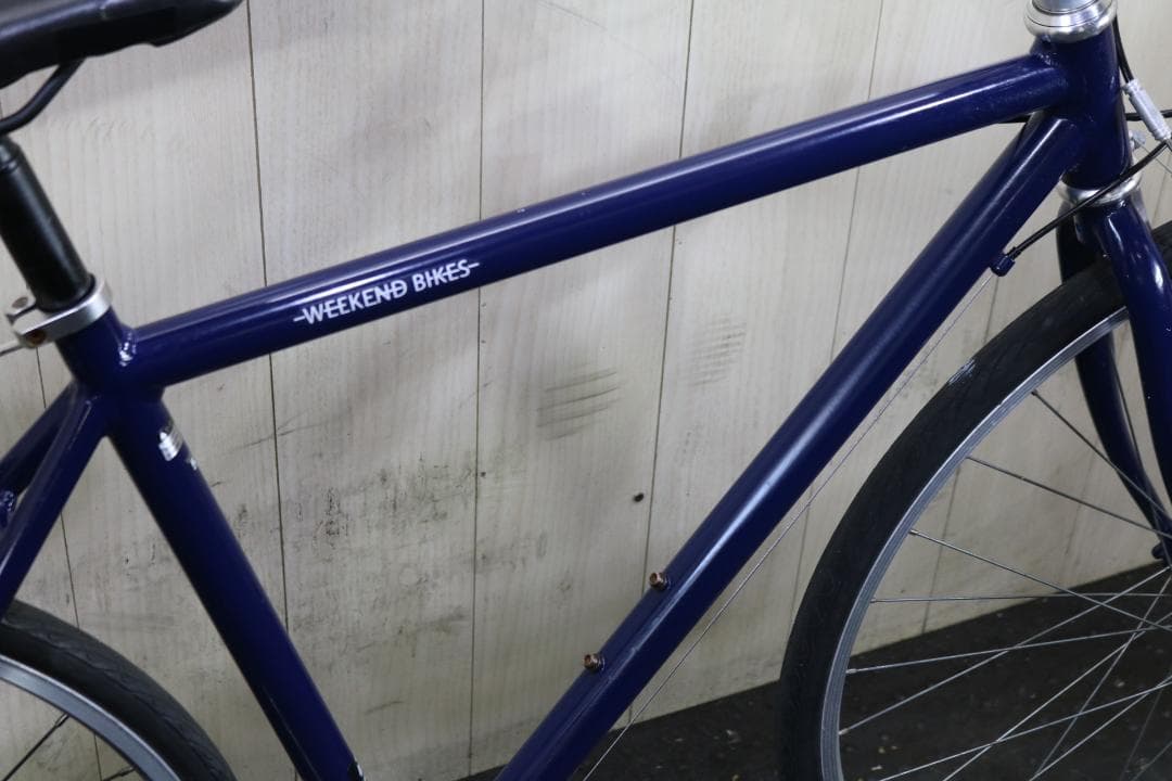 あさひ製WEEKEND アルミ 700C シマノ7速510mm BLUE クロス