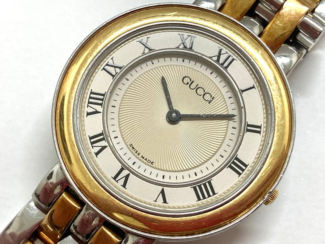GUCCI 腕時計 クォーツ コンビ