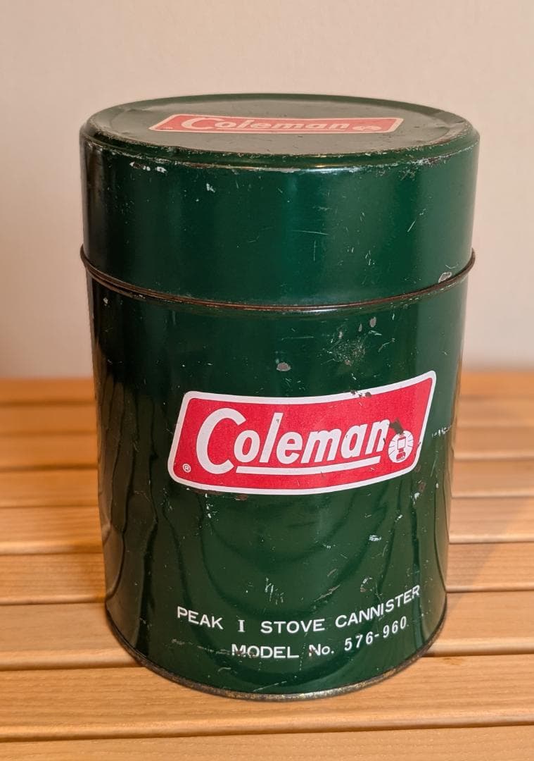 ビンテージ Coleman PEAK 1 ピークワン MODEL 576 収納缶