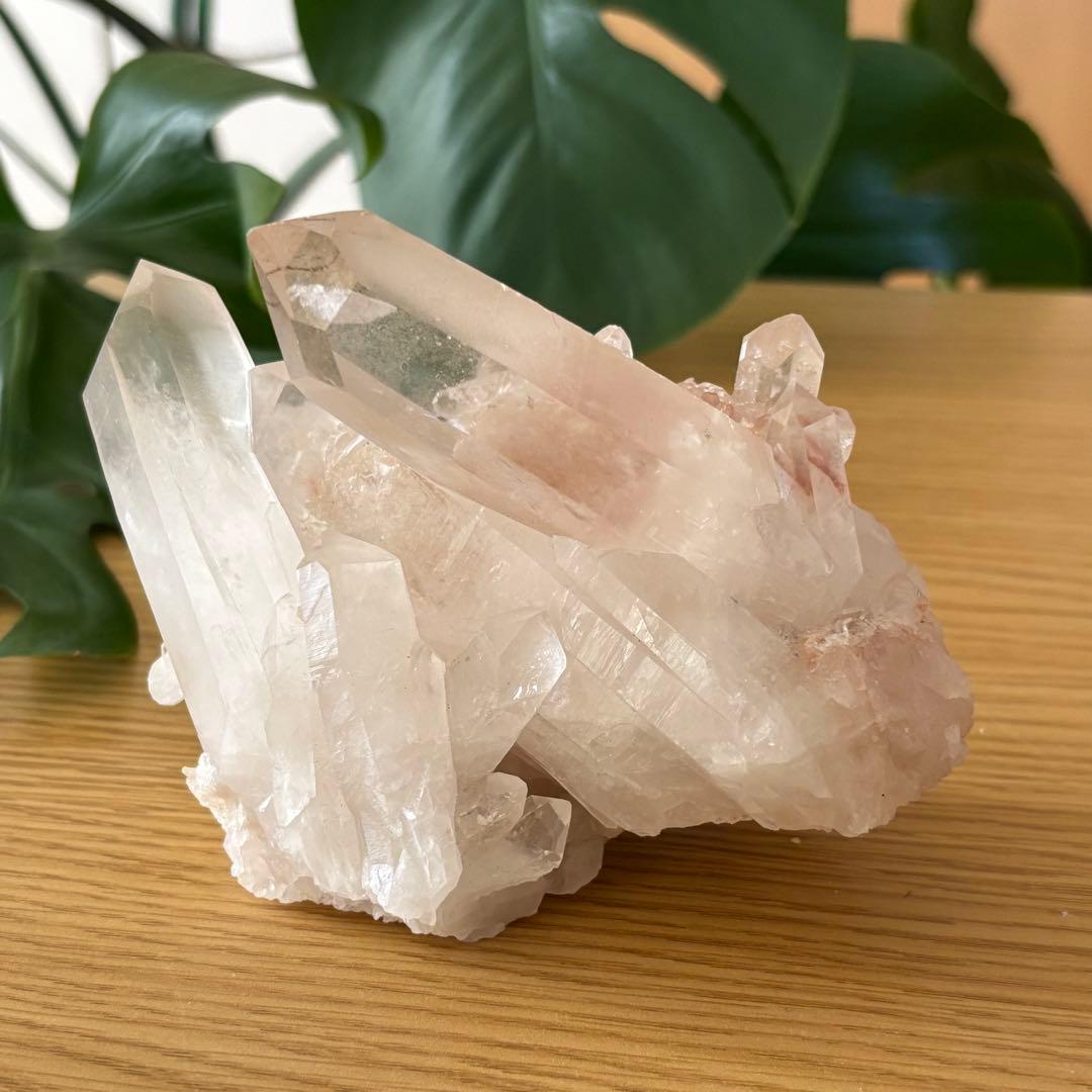 【水晶クラスター マダガスカル産㊷ 678g】‪‪原石 クラスター 浄化