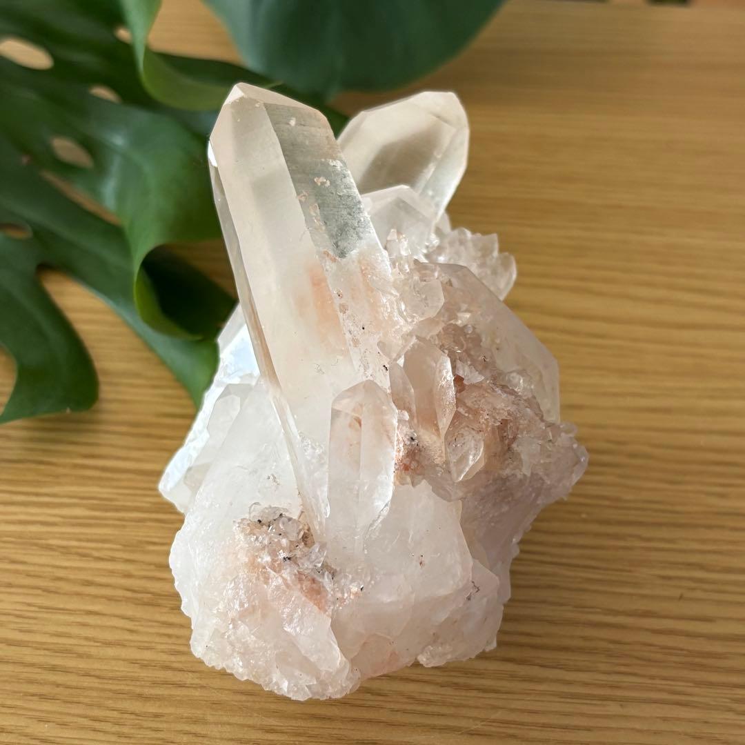 【水晶クラスター マダガスカル産㊷ 678g】‪‪原石 クラスター 浄化