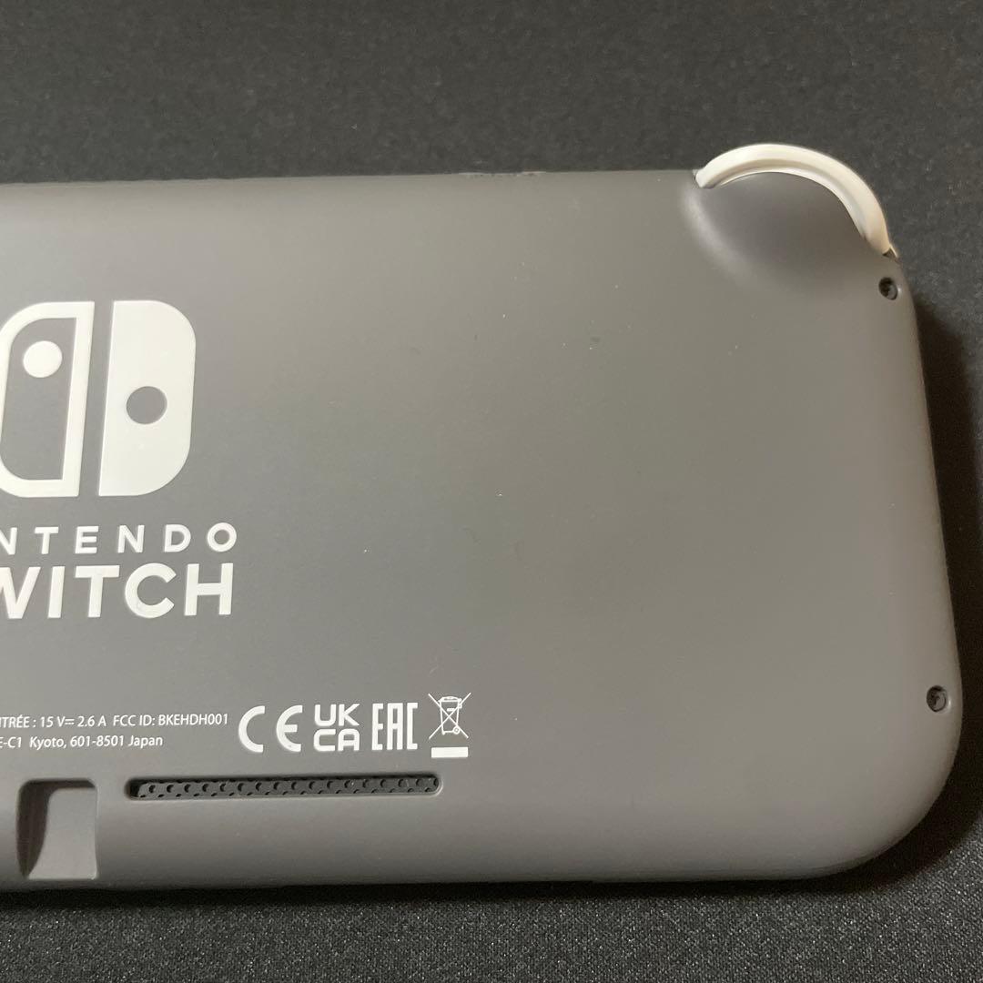 Nintendo Switch Lite グレー　ジャンク品　液晶凹みあり