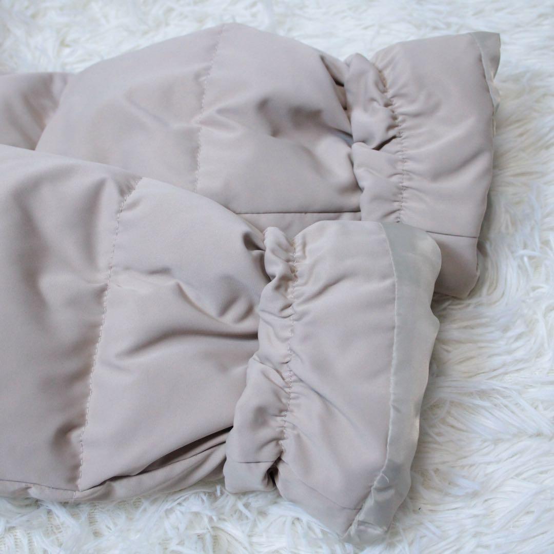 le. coeur blanc ルクールブラン ファーフードショートダウン モカ