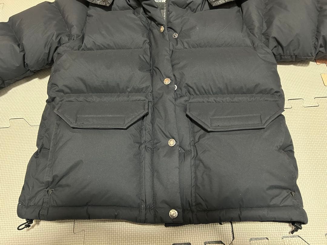 ザノースフェイス ダウン キャンプシエラショートNDW92230 希少S 黒