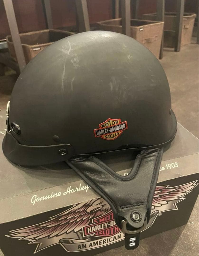 Harley-Davidson 半帽ヘルメット マットブラック