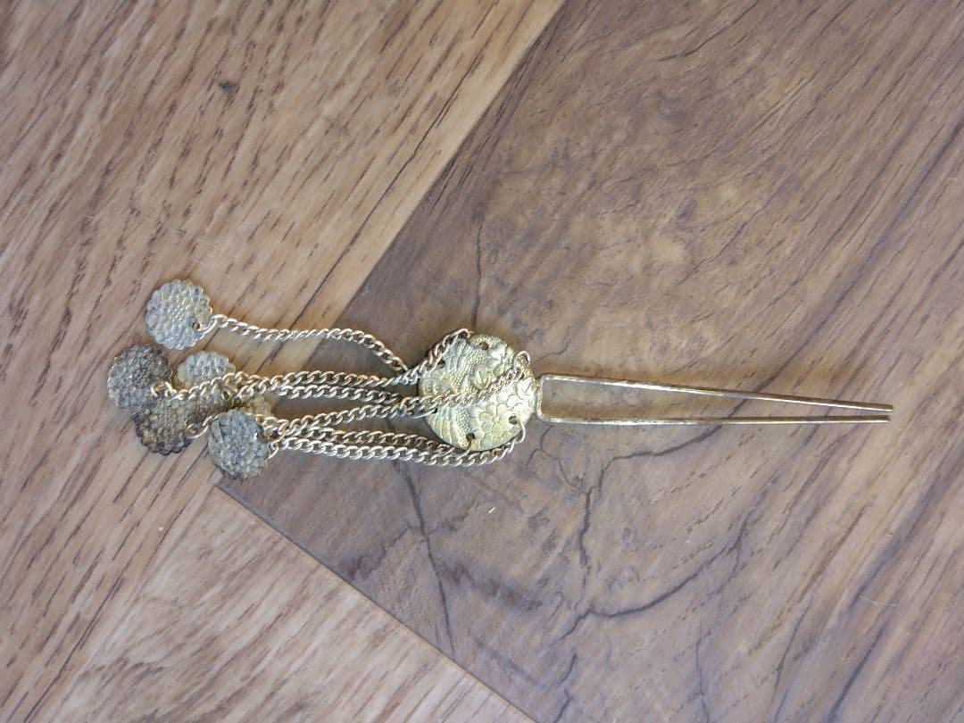 七五三用　女の子　オレンジ　鶴柄　ハコセコセット