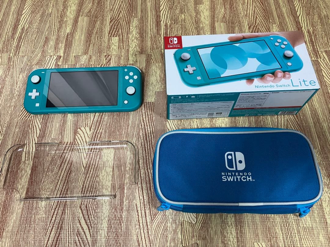 Nintendo Switch Lite ターコイズ 本体 【ケース、カバー付】