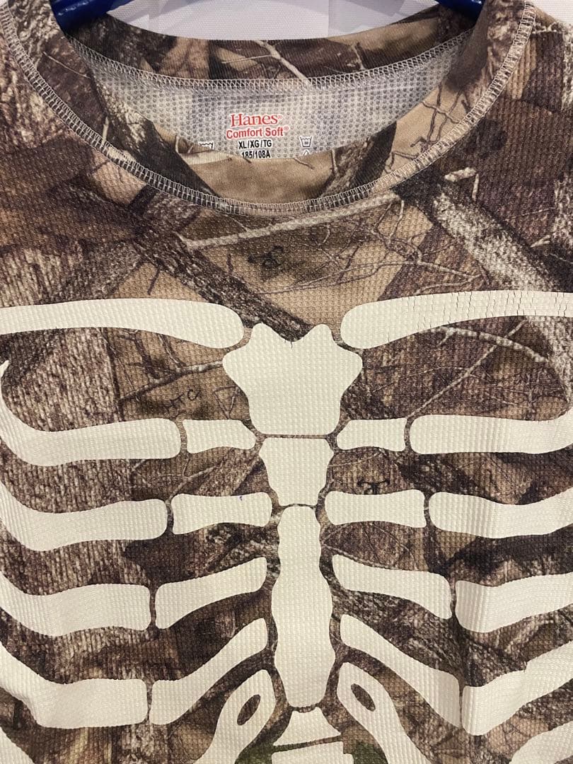 トップス Supreme x Hanes Bones Thermal Crew\"Camo\"