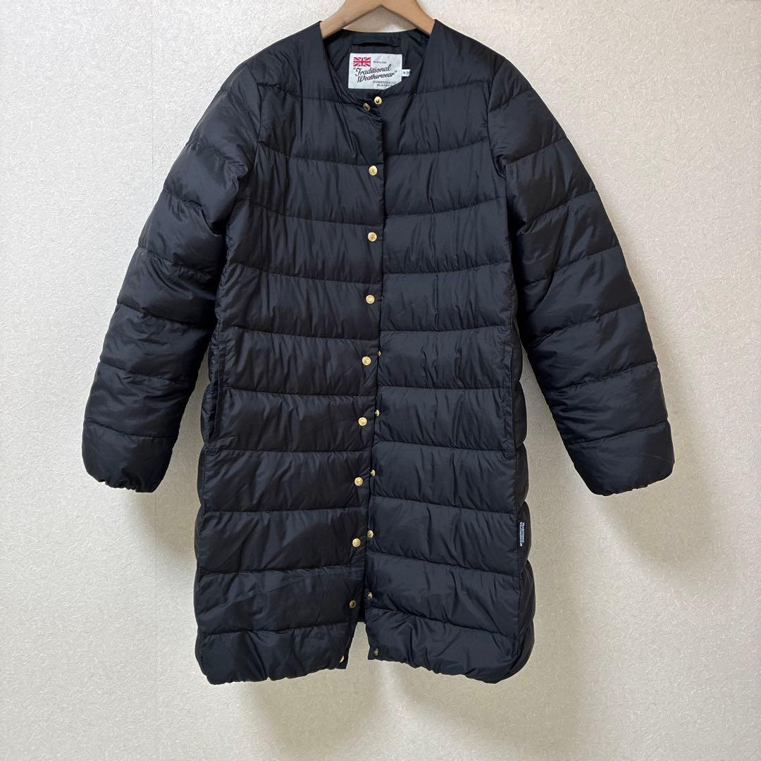 美品✨　トラディショナルウェザーウェアARKLEYダウンコート　黒　アークリー