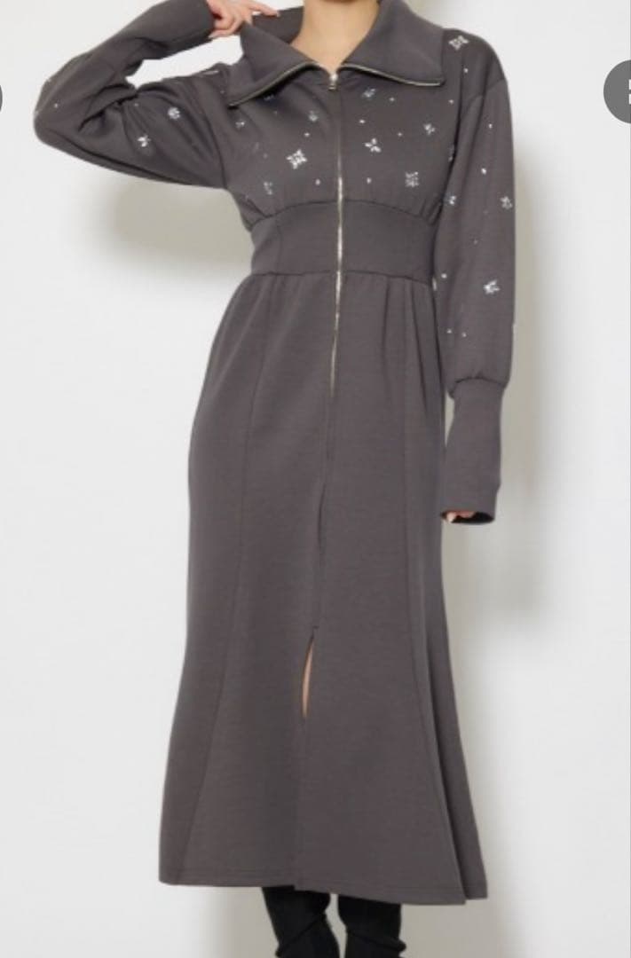 rienda スウェット　ワンピース