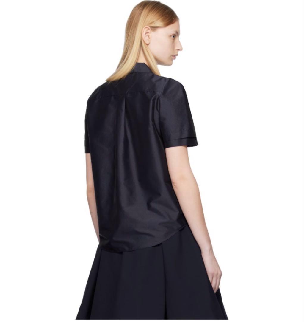 SHUSHU/TONG ネイビー 半袖シャツ