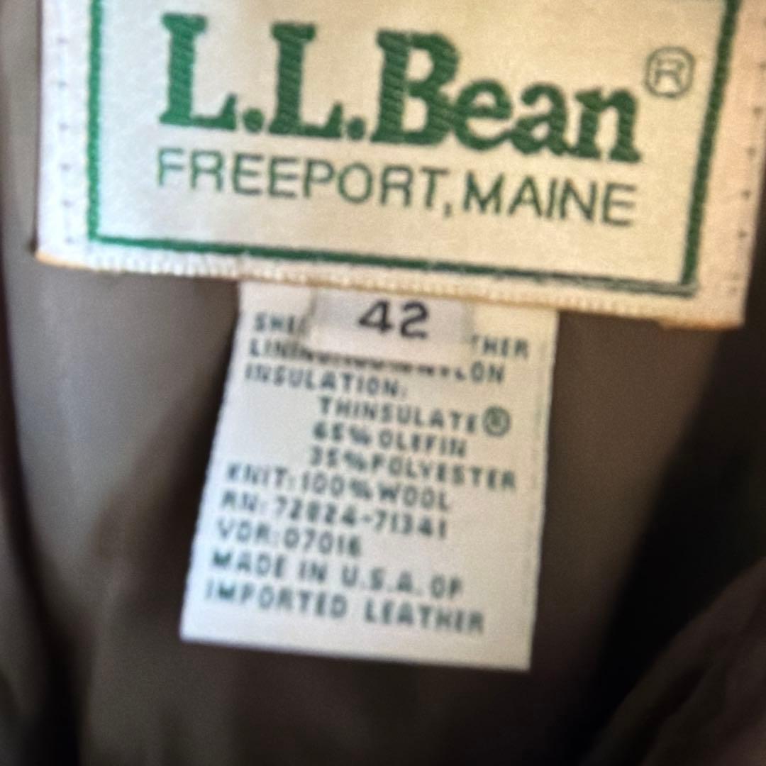 極上　70〜80s L.L.BEAN A-2 ジャケット　USA talon