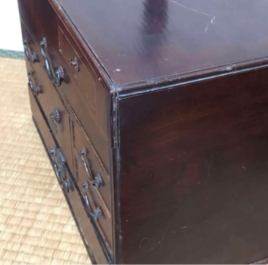 アンティーク 木製 引出し 昭和レトロ 小箪笥 小物入れ 伝統工芸品