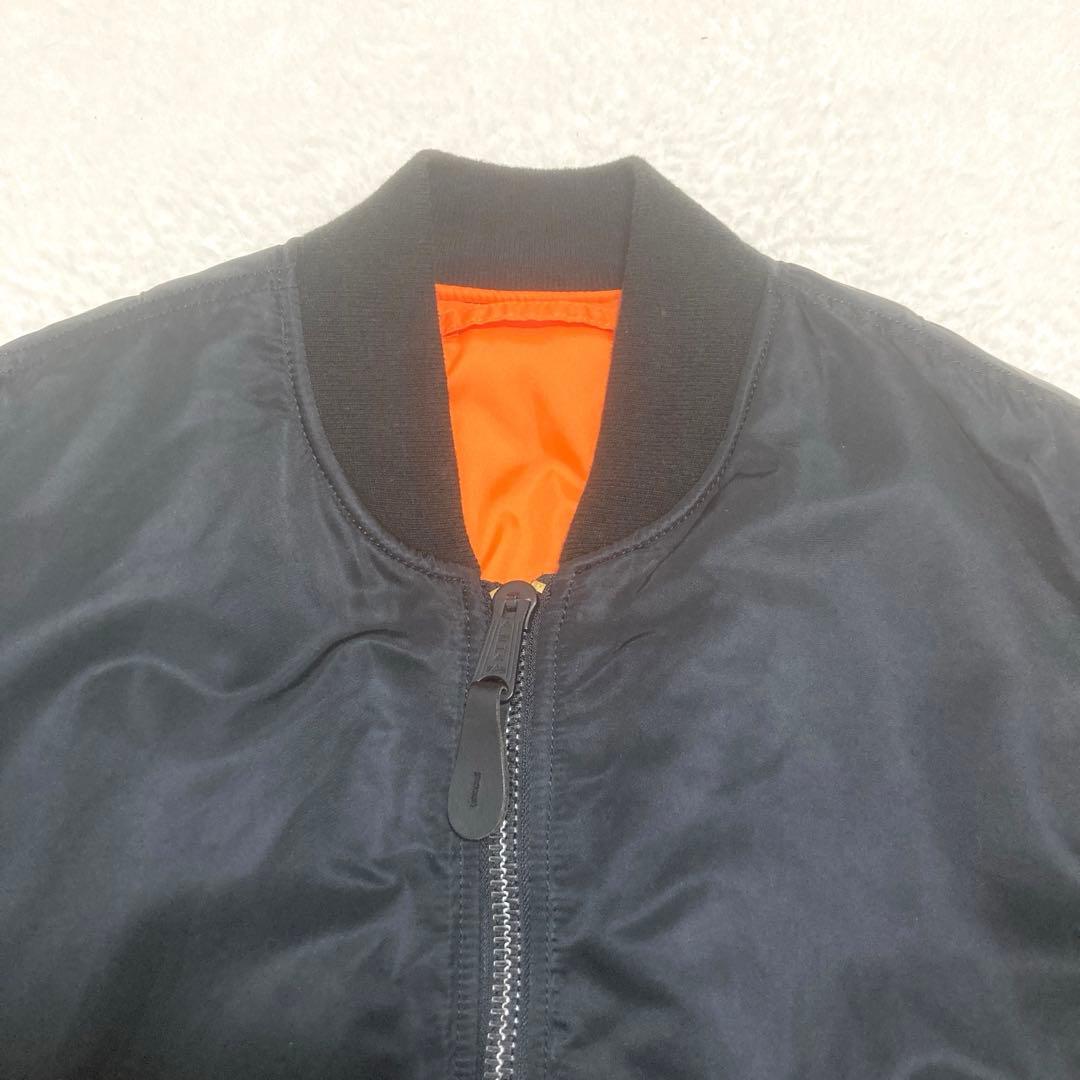 【カラス】アルファインダストリーズ MA-1 FLIGHT JACKET