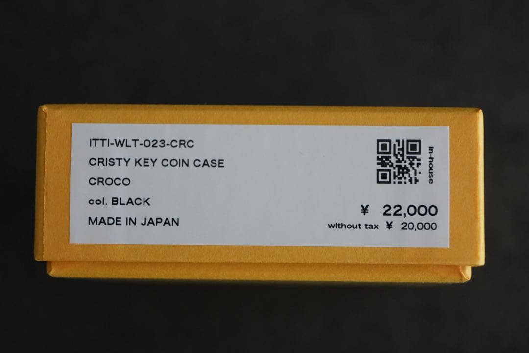 新品‼️ ITTI CRISTY KEY COIN CASE / CROCO