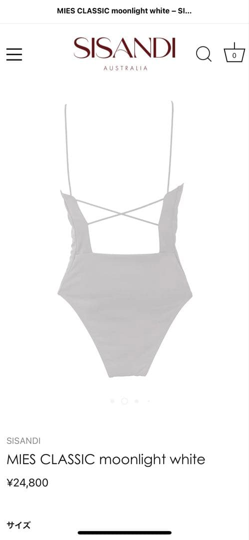 新品SISANDI MIES CLASSIC moonlight white 1