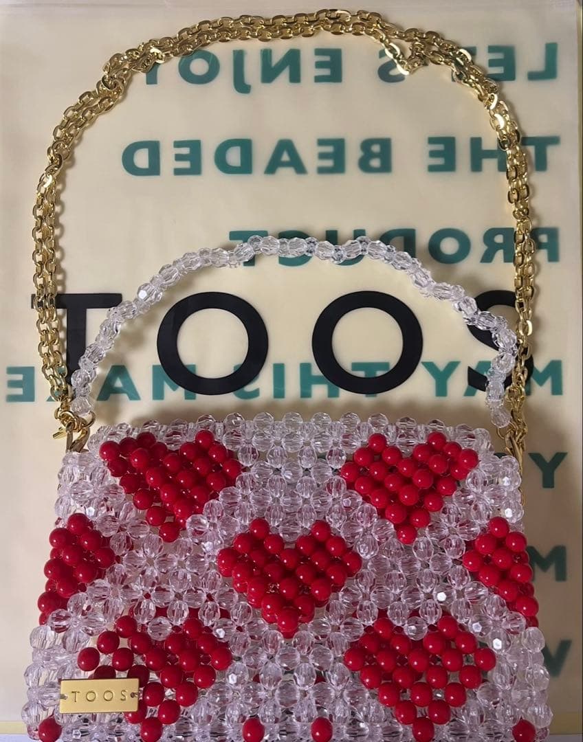 toos ビーズバッグ 袋付き