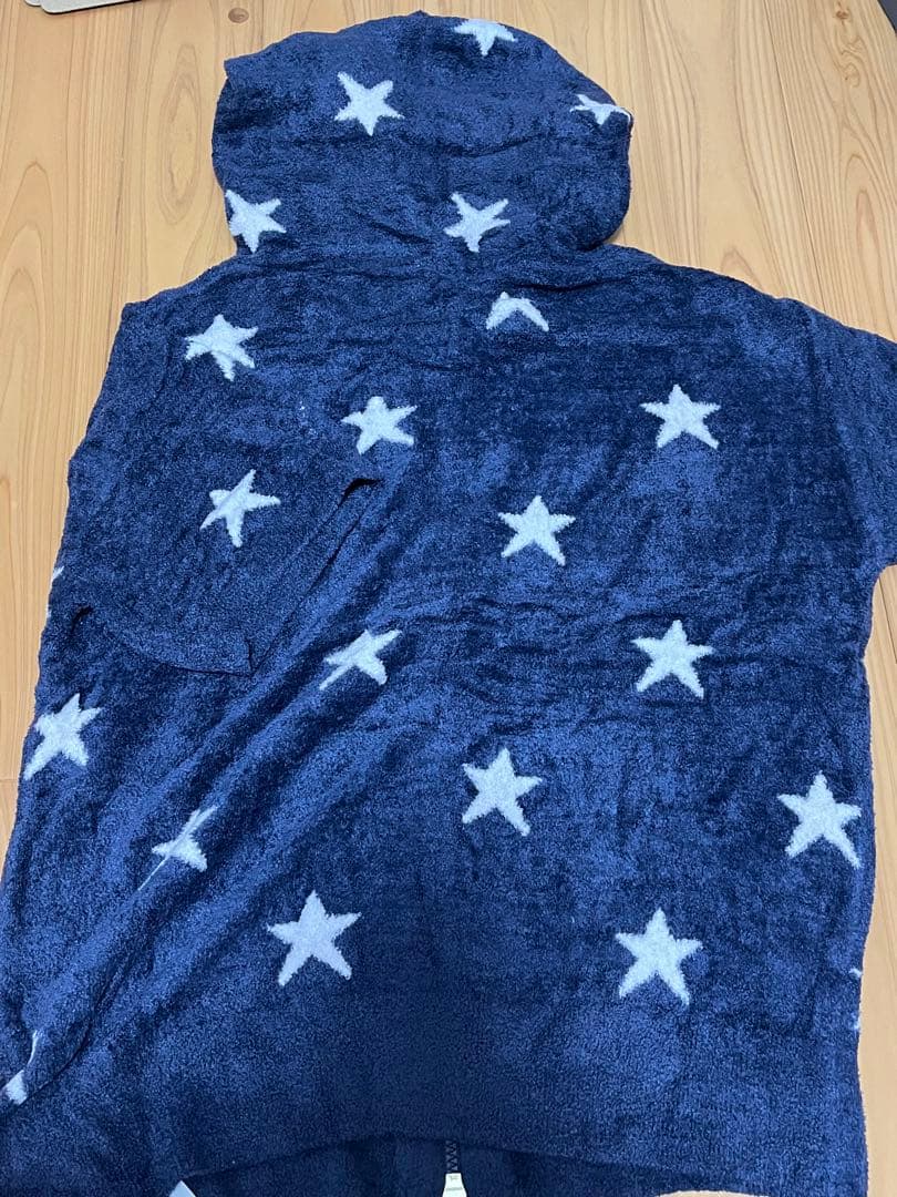 新品　ジェラートピケ　星柄ルームウェアセット スター柄　スムーズィー