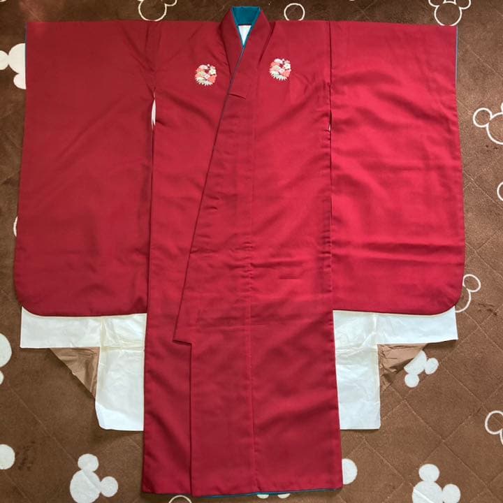 七五三　3歳女児　振袖　袴　お正月