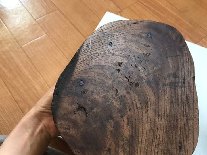 煙草盆　天然木時代アンティーク骨董花器茶道具民芸品古民具美術品レアもの瓶掛け