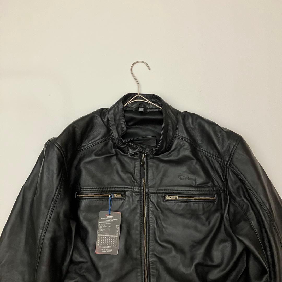 ✨未使用品　タグ付き✨ kaedear シングルライダース　ラムレザー　ブラック