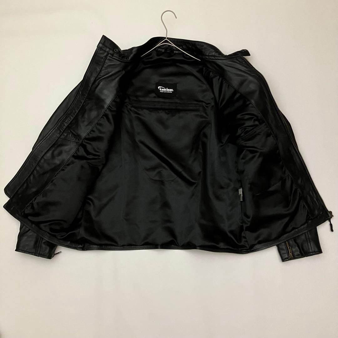 ✨未使用品　タグ付き✨ kaedear シングルライダース　ラムレザー　ブラック