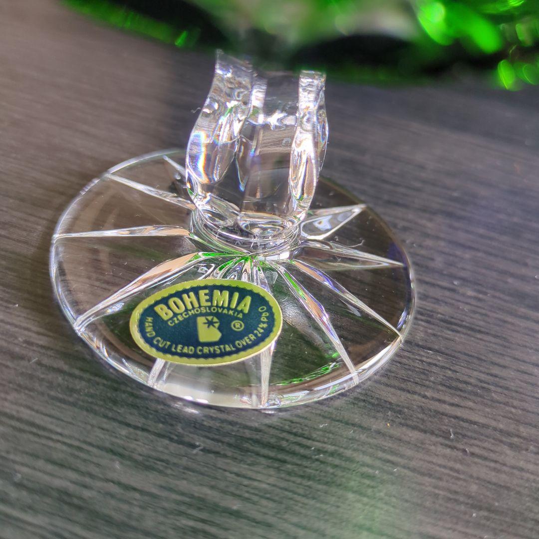 BOHEMIA ボヘミア　クリスタル コンポート デザート椀 フルーツボウル　皿