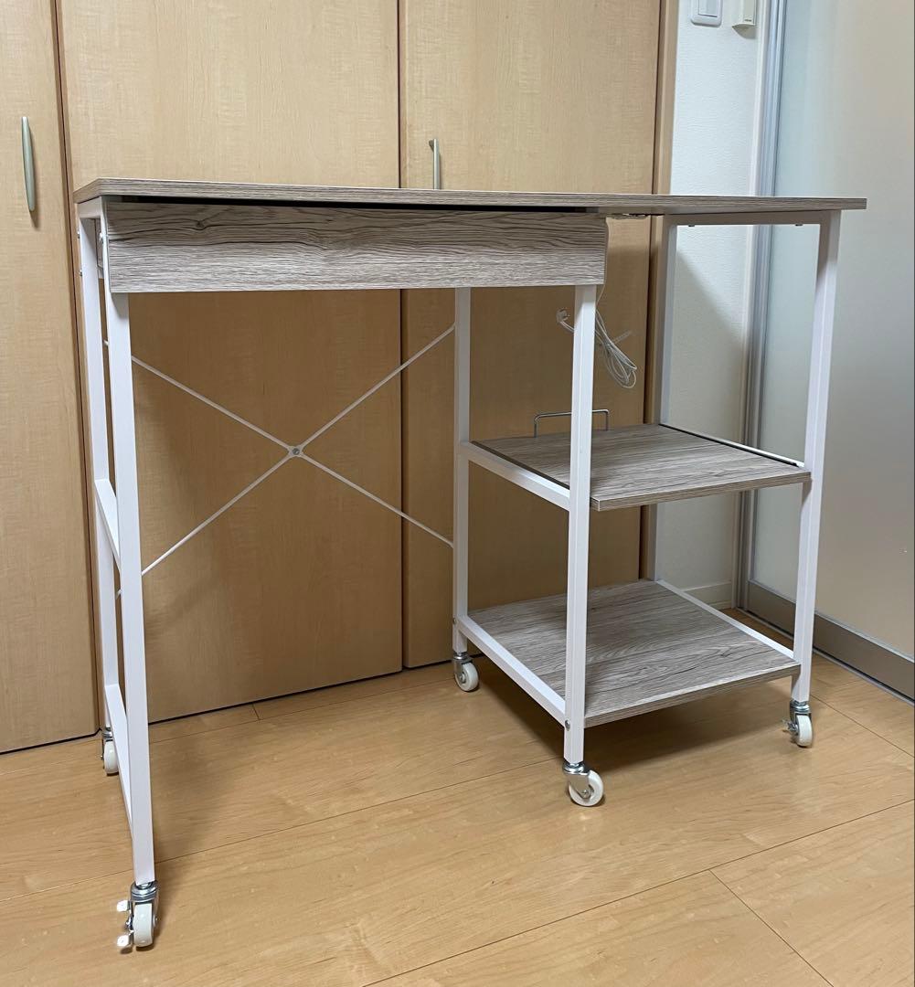 【忍たま】山善 YAMAZEN レンジ台 ゴミ箱上ラック　DRB-100P