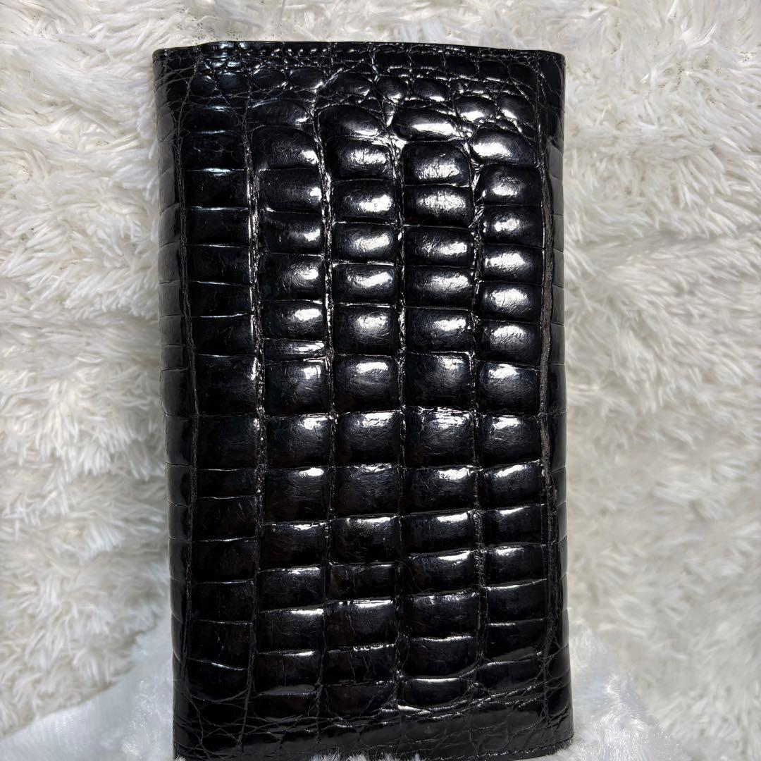 美品✨ロダニア RODANIA クロコダイル 長財布 3つ折り