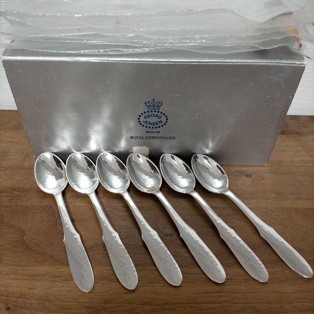 ジョージジェンセン スプーン 6本 カラトリー E.P.N.S刻印