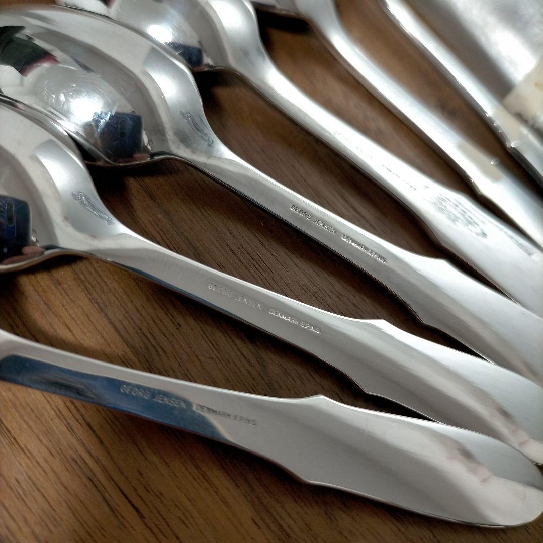 ジョージジェンセン スプーン 6本 カラトリー E.P.N.S刻印