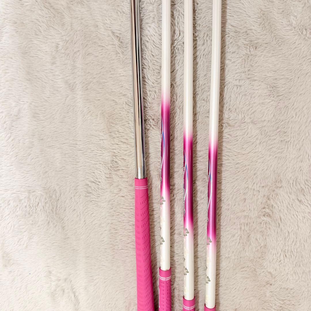 カレドニア レディースゴルフクラブセット CL-460α バッグ付き 7本