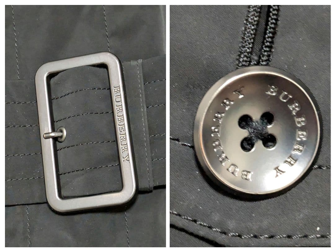 バーバリー ロンドン ダウンライナー トレンチコート ノバチェック ベルト