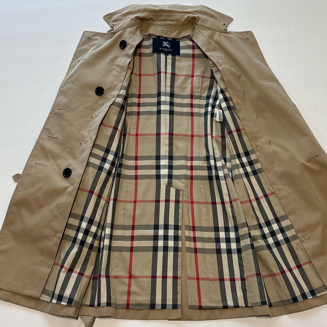 バーバリーロンドン ライナー ベルト付 トレンチコート ハニーベージュ