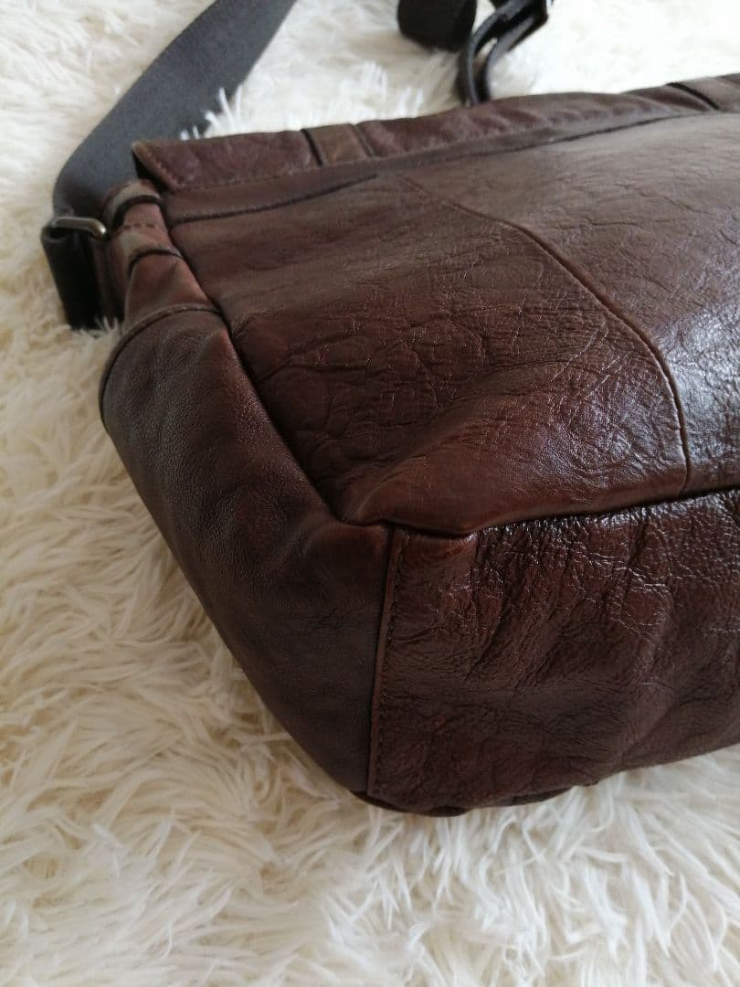 【レア】FOSSILフォッシルメッセンジャーバッグ ショルダーバッグ レザー