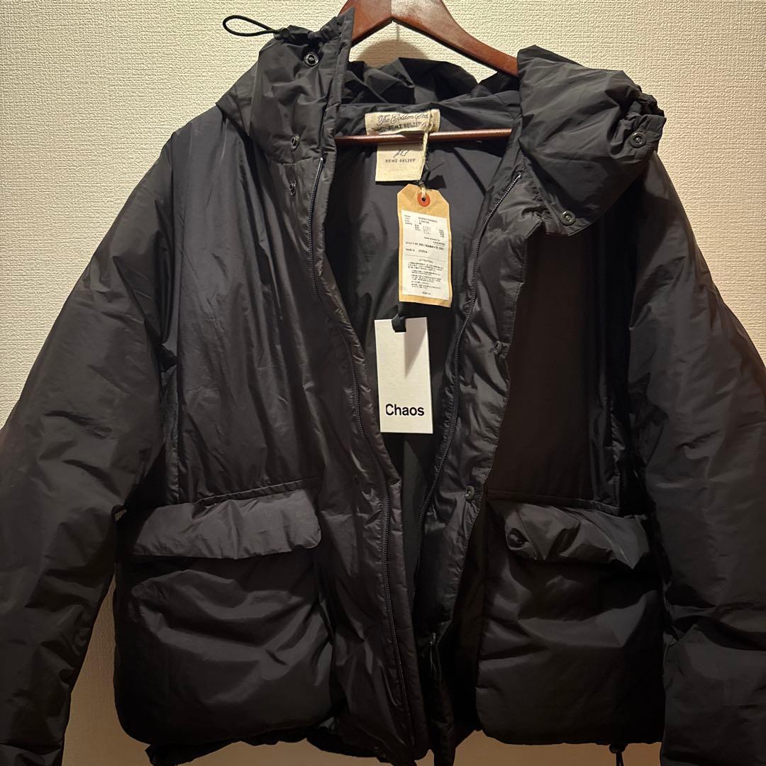 【REMI RELIEF】別注ショートダウン　ブラック