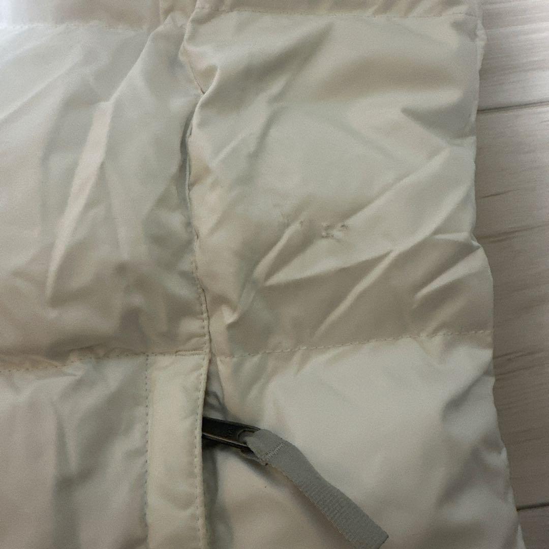 ノースフェイス 700フィル ダウンベスト ホワイト レディース XL